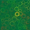 Vector background with patterns with swirls and spirals